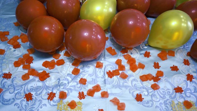 气球婚房布置装扮结婚爱情