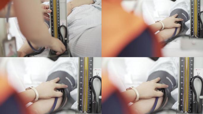 医院 病人 检查 量血压