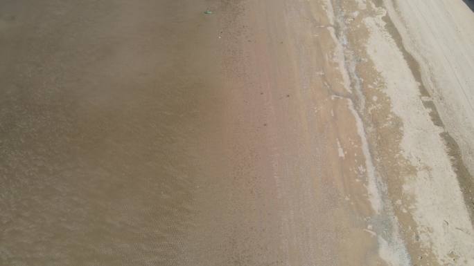 山东省烟台市金沙滩湿地公园航拍