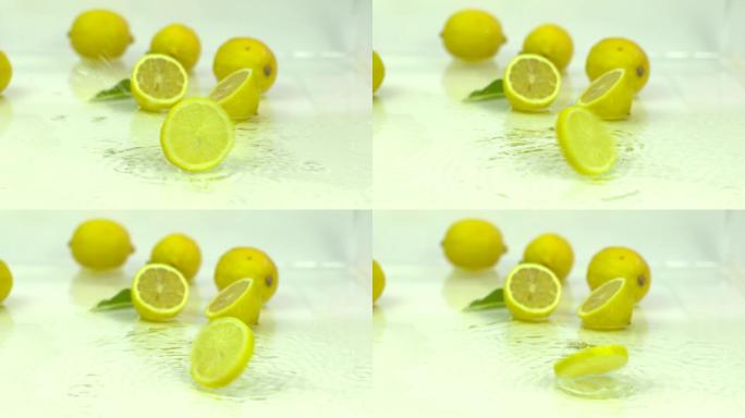 柠檬片旋转