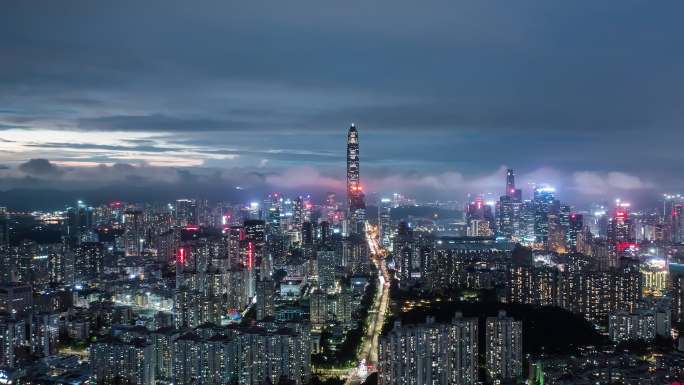 福田区夜景延时