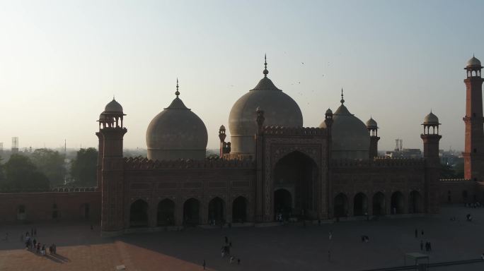 巴基斯坦航拍清真寺