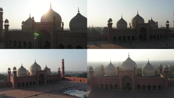 巴基斯坦航拍清真寺