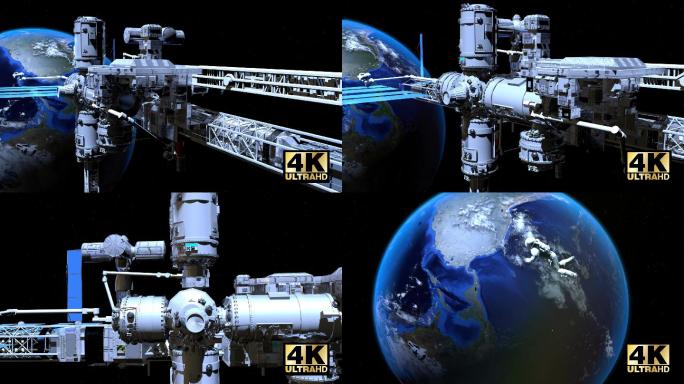 4K中国未来空间站 宇航员