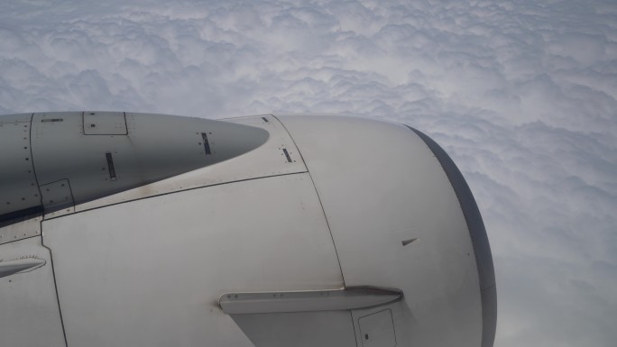 飞机上拍摄天空白云-1
