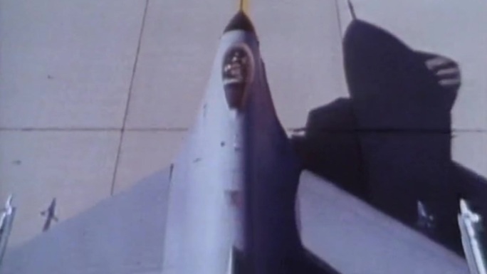 80年代的美国F16战斗机影像