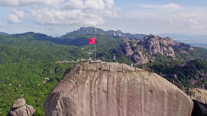 航拍福建漳州乌山