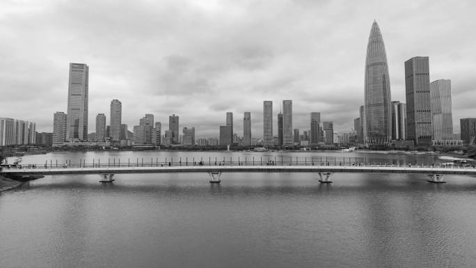 【4K】意境 后海大桥丨深圳人才公园