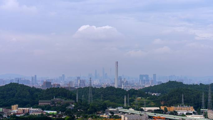 广州地标建筑延时视频