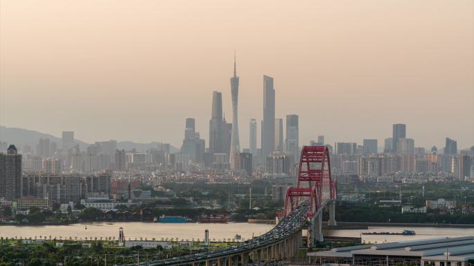 广州地标延时视频