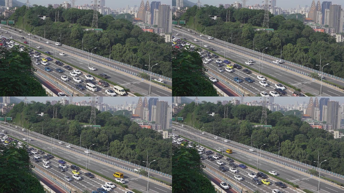 重庆城市交通空镜头