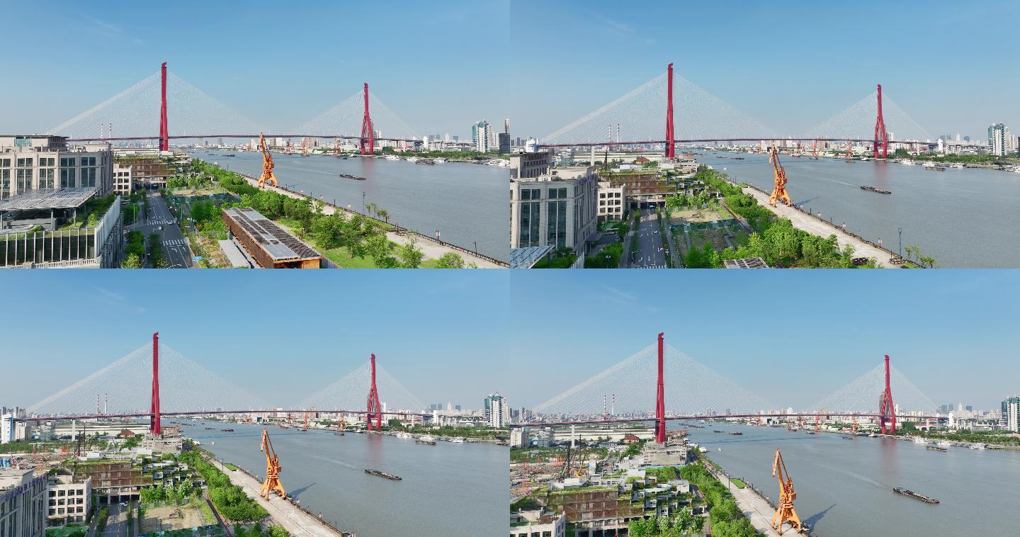 杨浦滨江与杨浦大桥