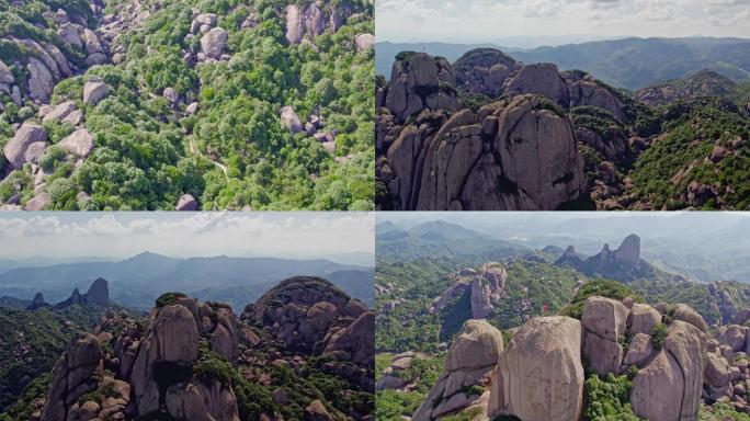 航拍福建漳州云霄乌山