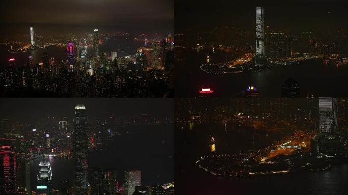 香港维多利亚港夜景