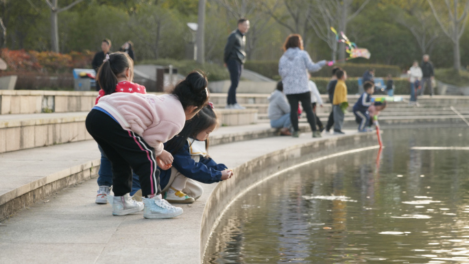 新江湾湿地公园空镜