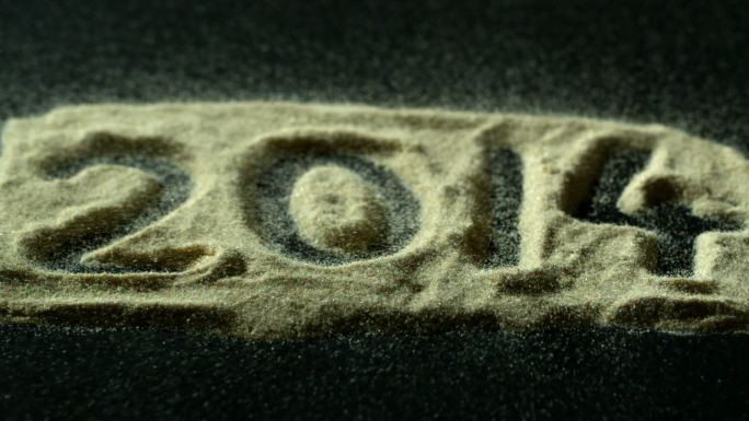2014用慢动作的沙子吹走