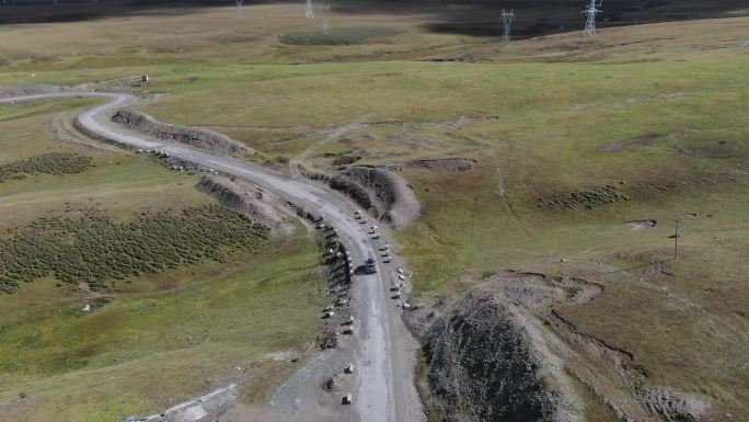 原创 川西高原公路自驾游旅行航拍