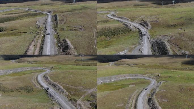 原创 川西高原公路自驾游旅行航拍