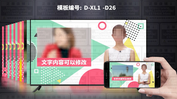 14件套视频包装模板 D26