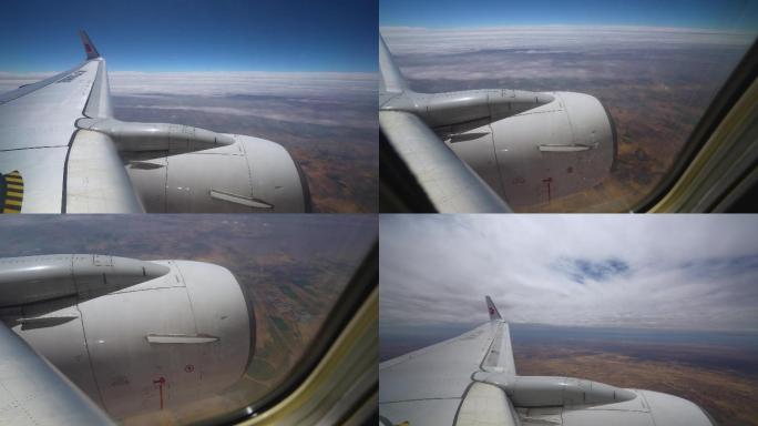 飞机上拍摄天空白云-3