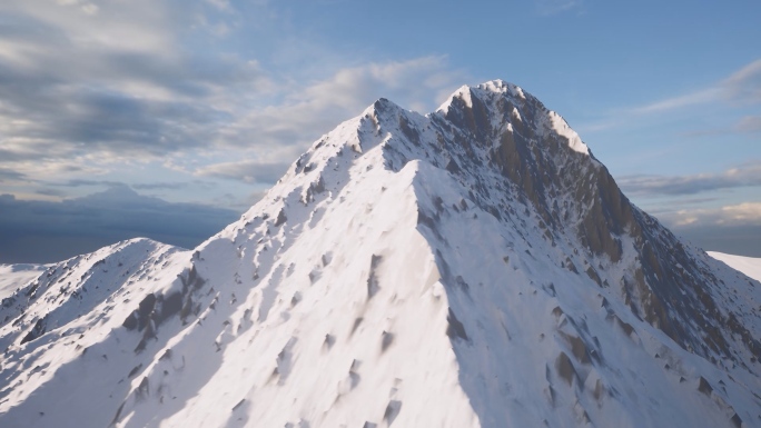 雪山大山雄伟雪山