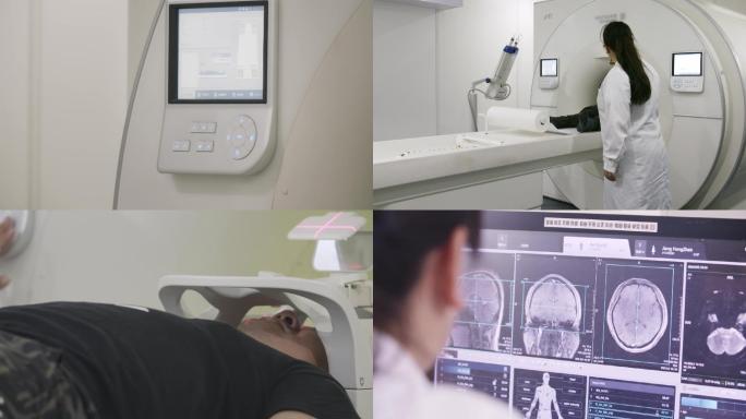 【原创】4K医院医生病人做CT素材
