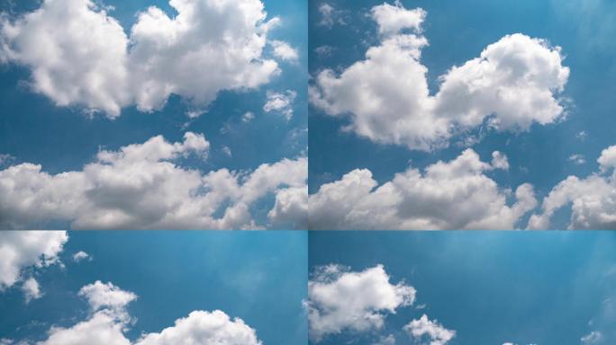 蓝天白云，延时摄影