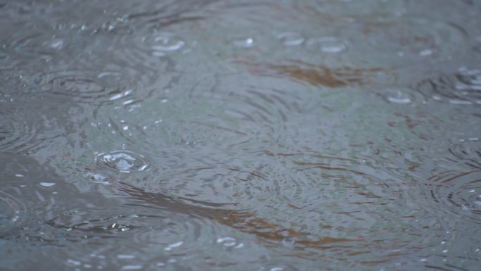 雨水，积水路面