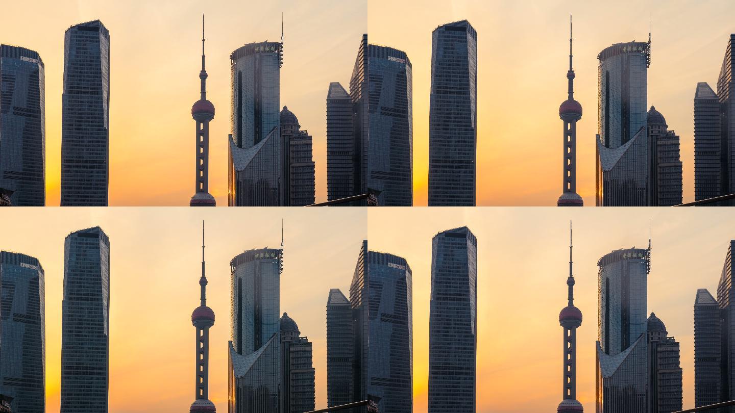 上海的黄昏