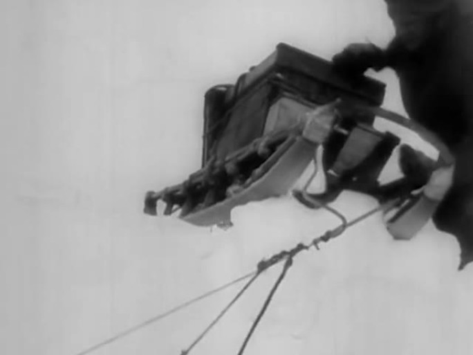 19世纪20年代冰川探险雪橇犬