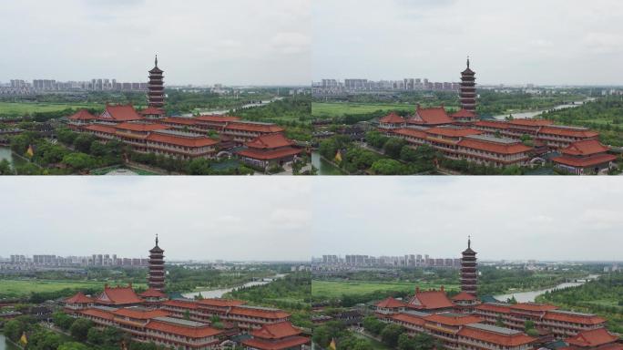 江苏扬州高旻寺航拍