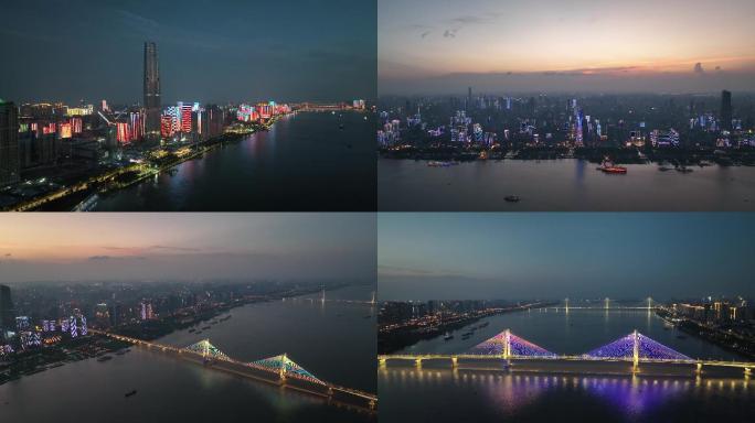 最新武汉原创实拍4K航拍绿地中心