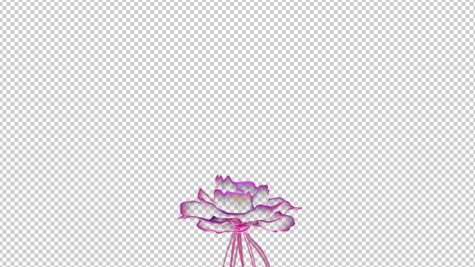 阿凡达荧光水母单体动画带透明通道