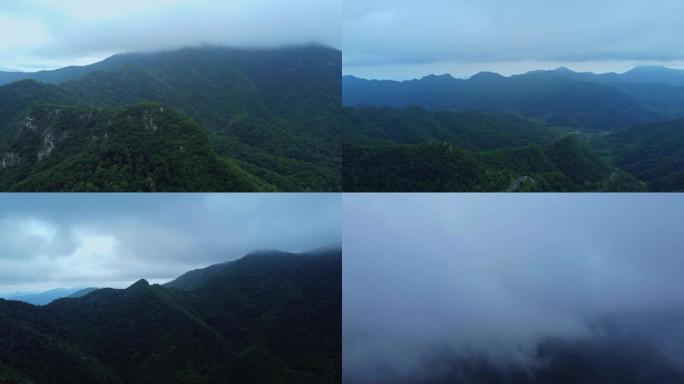 [4K]航拍素材.怀柔东北口关雨后环拍