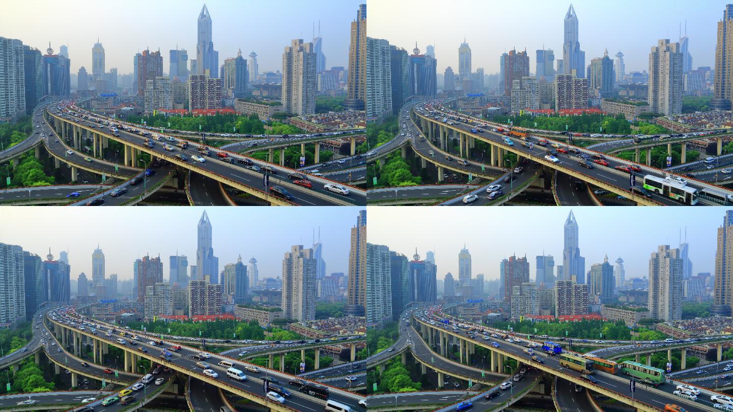 上海延安路高架延时摄影