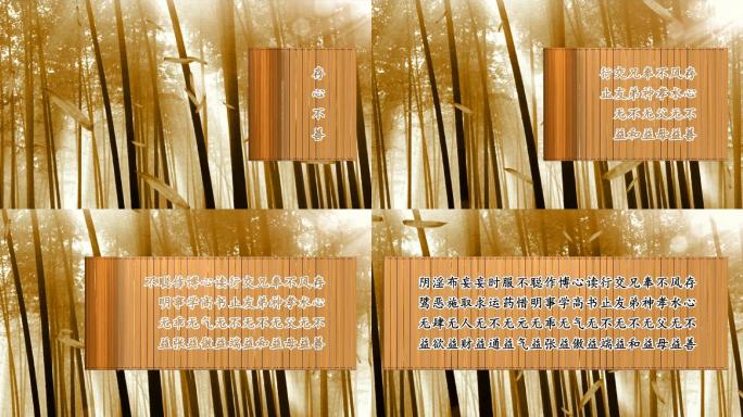 中国风竹简文字