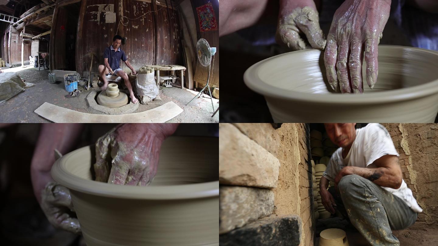 农村传统制陶