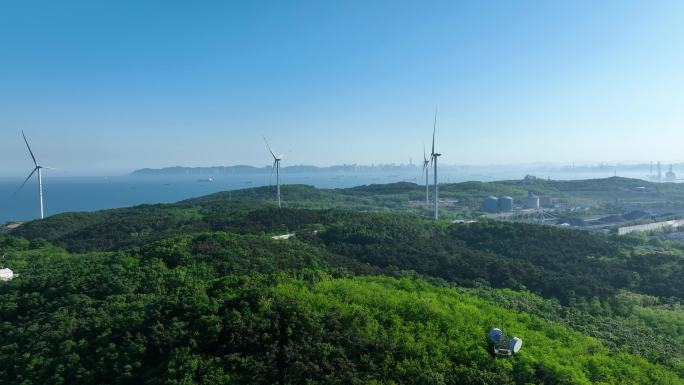 海湾 风电 城市 山