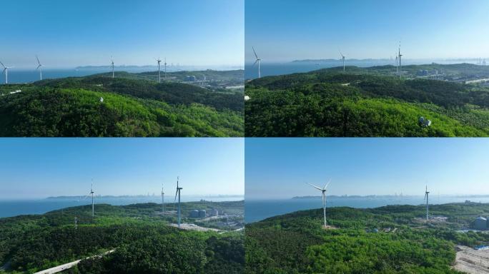 海湾 风电 城市 山