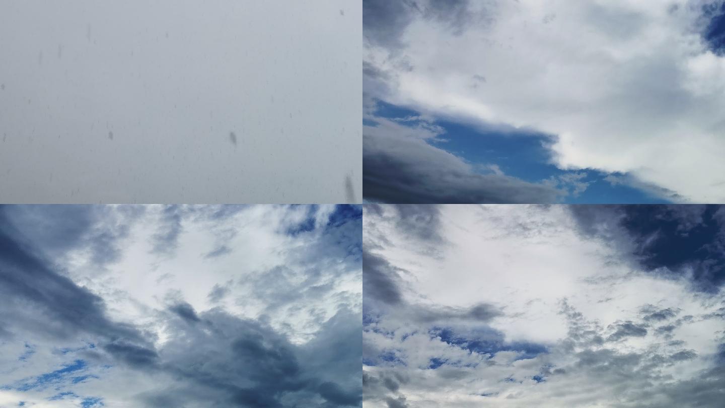 【4K】乌云散天雨过天晴延时摄影57秒