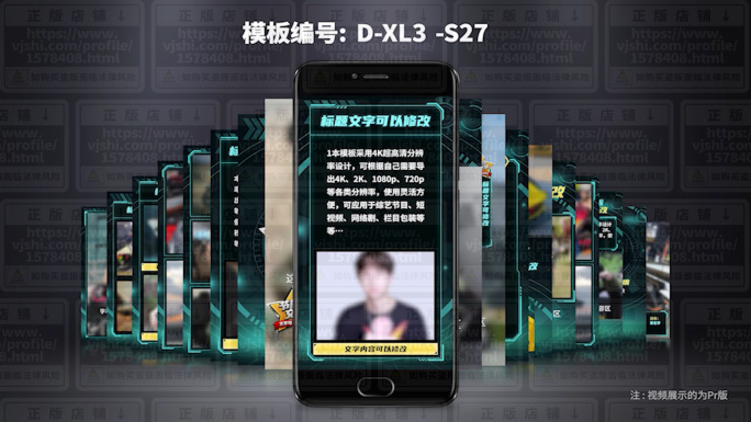 19件套视频包装模板 S27