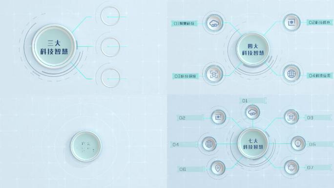 八项科技信息分类-简洁科技感标题