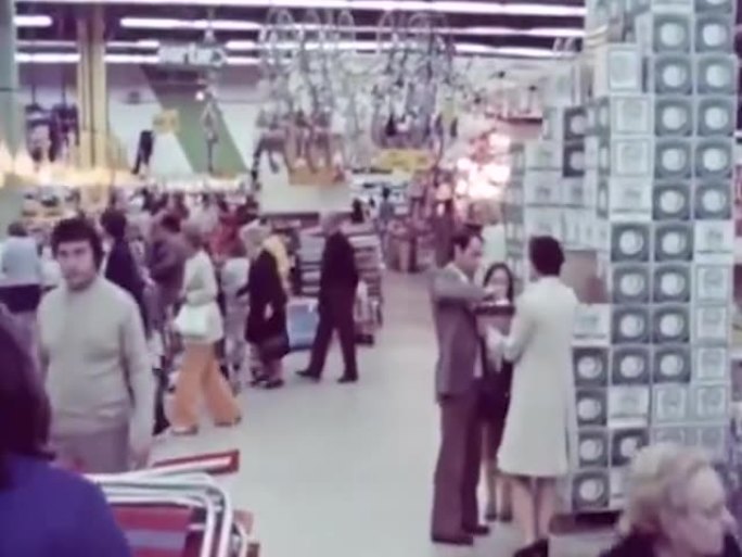 70年代西方欧洲超市商店