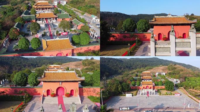 广西南宁孔庙航拍4K多个镜头
