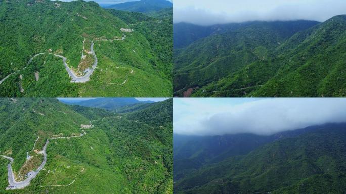 4K航拍短片.延庆安四路延寿山观景台