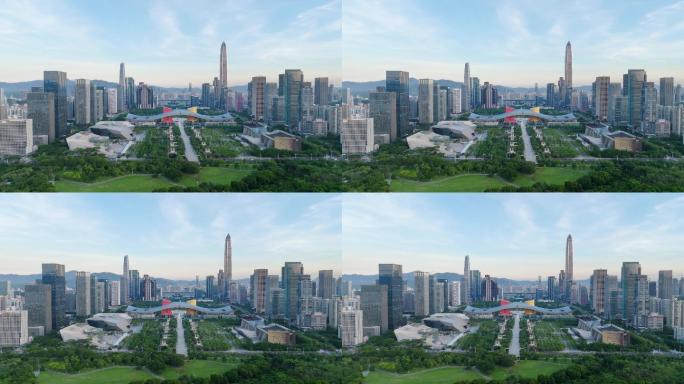 2022航拍深圳市民中心