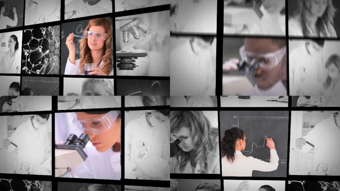 三段关于实验室助手在分娩的短片藏在其他图片之间