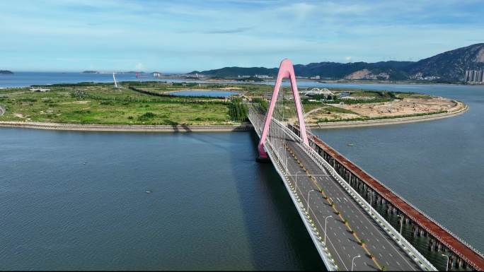 福建厦门湾漳州港双鱼岛开发建设桥梁