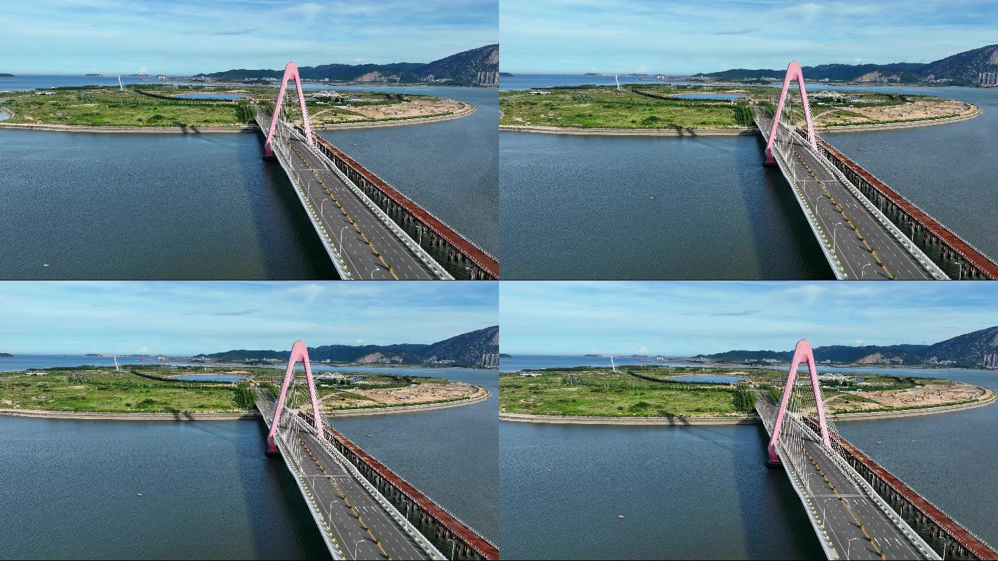 福建厦门湾漳州港双鱼岛开发建设桥梁