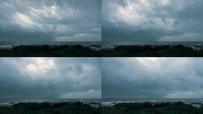台风天海岸-延时